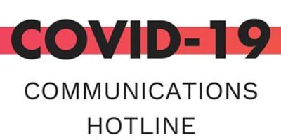 Présentation de la hotline de stratégie de communication COVID-19