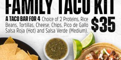 Chronic Tacos présente le kit Family Taco
