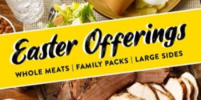 Le barbecue de Dickey célèbre Pâques avec la livraison gratuite et des repas de taille familiale