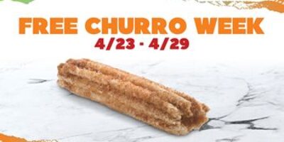 Semaine Churro gratuite à Del Taco