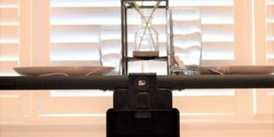 Innovative Fixture Helps Keep Tables More Sanitary by Allowing Patrons to Store Their Belongings While They Dine