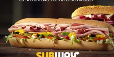 Subway Restaurants et Feeding America s'associent pour fournir 15 millions de repas