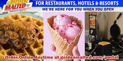 Golden Malted est là quand vous ouvrez – le choix n ° 1 pour les mélanges de gaufres et de crêpes pour les restaurants et les hôtels