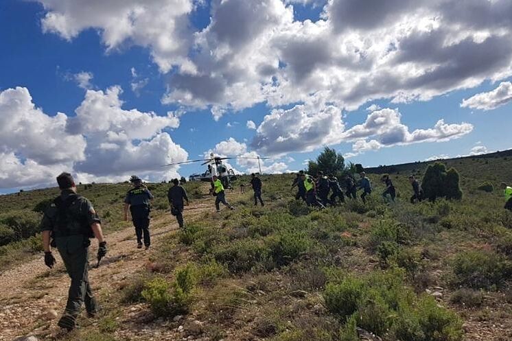 Momento en que la Guardia Civil detiene al 'Rambo de Requena' en...