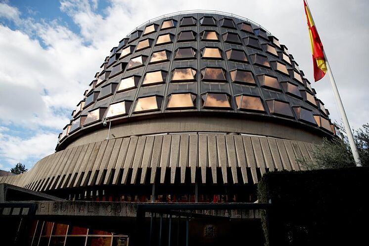 Le siège de la Cour constitutionnelle à Madrid.