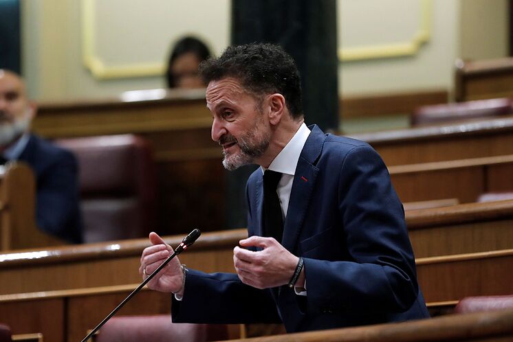 El portavoz de Ciudadanos, Edmundo Bal, durante su intervenci