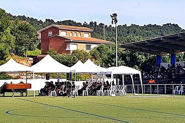 Funeral celebrado en Castellbell el 21 de mayo.