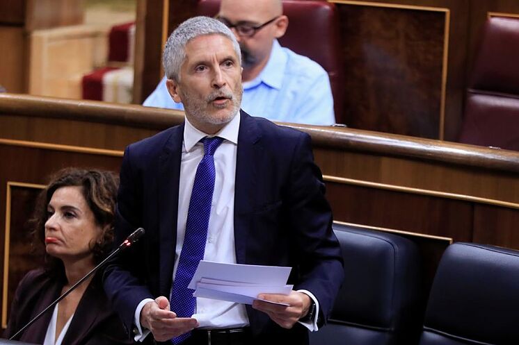 El ministro del Interior, Fernando Grande-Marlaska, este mi