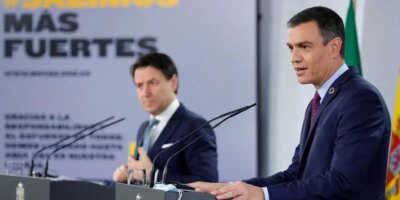 Snchez et Conte démentent une alliance du sud et demandent que 500 000 millions d'euros d'aide
