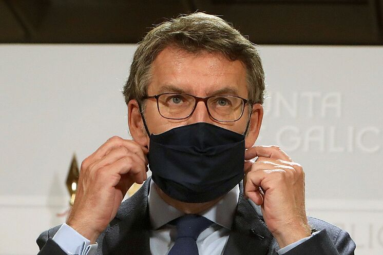 Le président élu de Galice, Alberto N