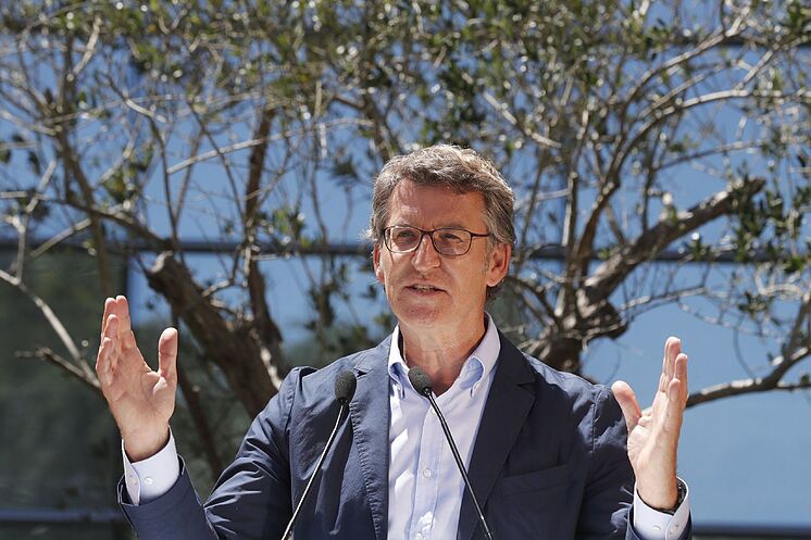 GRAF7266. SANTIAGO DE COMPOSTELA.- Le président de la Xunta, Alberto ...