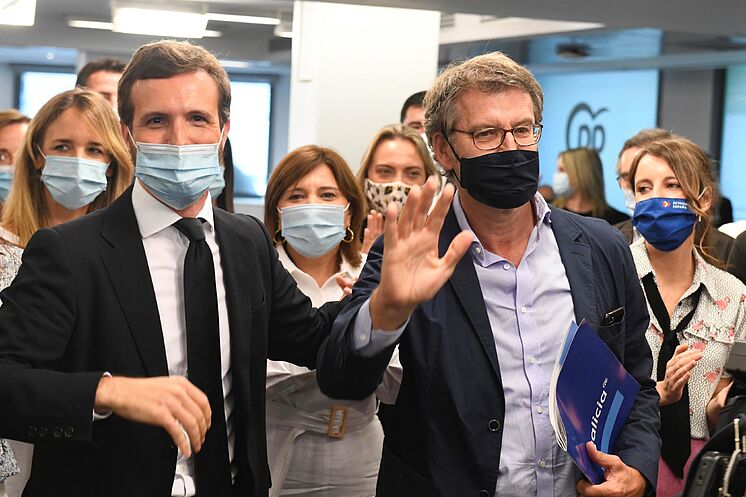 MADRID.- Le président par intérim de la Xunta, Alberto N