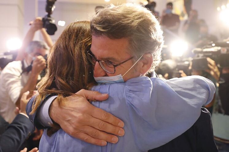 Le président de la Xunta, Alberto N