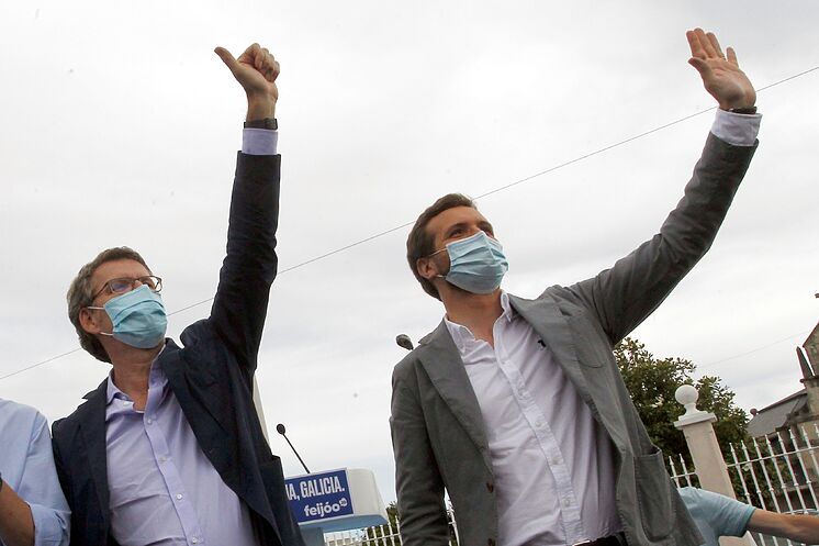 Le président du PP de Galice, Alberto N