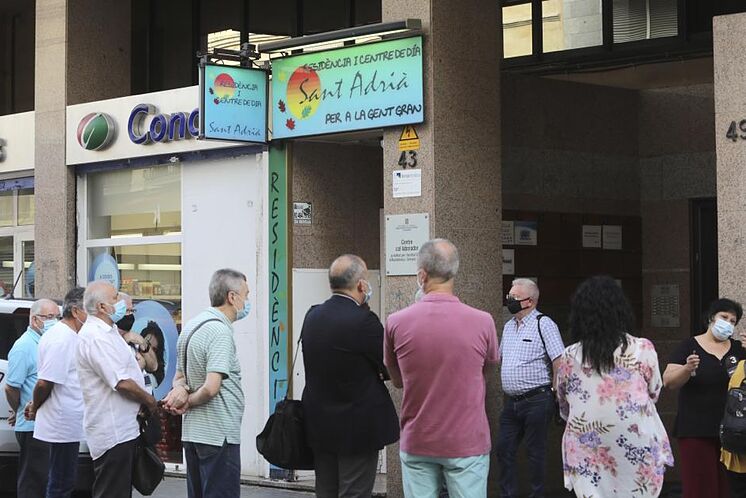Les parents des résidents devant le geri