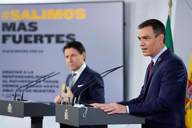 Giuseppe Conte et Pedro S