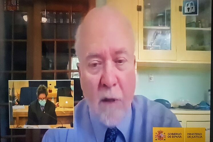 Le juriste américain Douglas Cassel, lors d'un moment de son ...