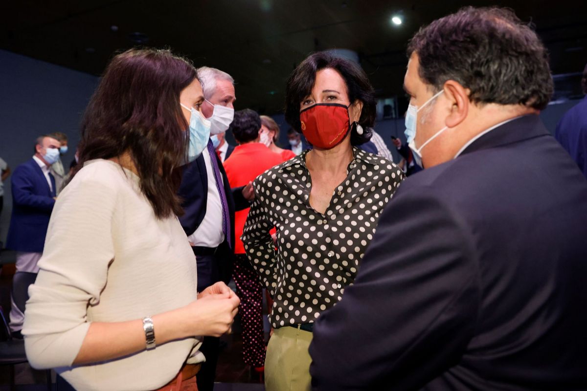 Le président de Banco Santander, Ana Bot