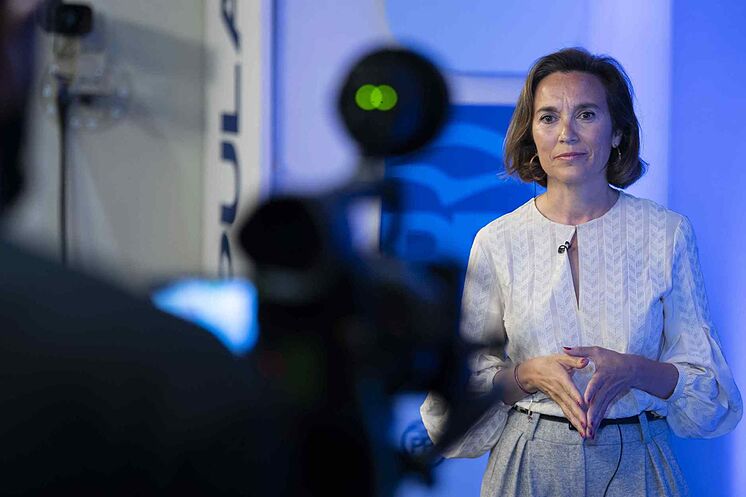 La membre du Congrès Cuca Gamarra, dans une image de fichier.