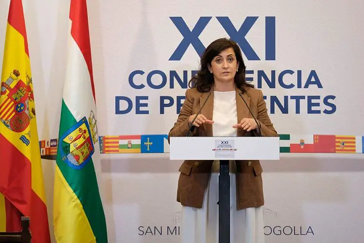 La socialiste Concha Andreu, lors de la dernière Conférence des présidents.