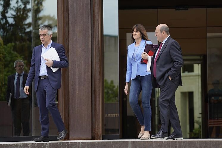 Mendia et Ortuzar laissent le Lehendakaritza ensemble derrière