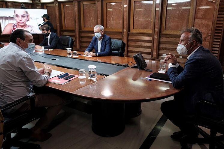 Le président des îles Canaries,