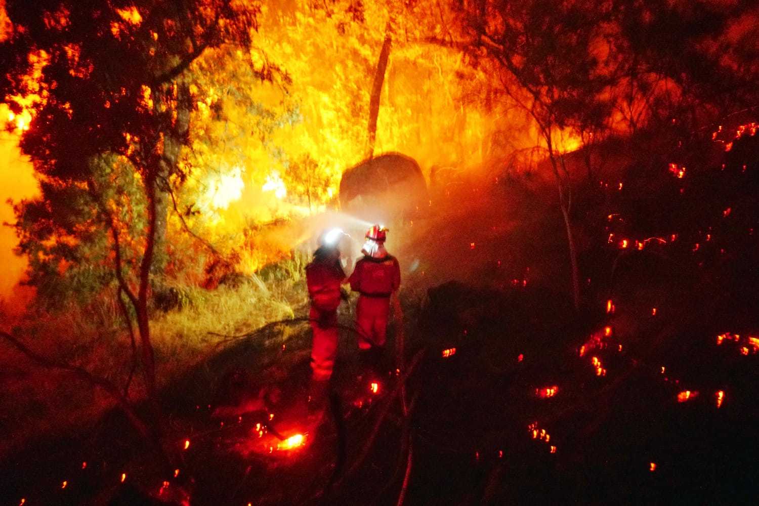 Détail de l'un des incendies survenus en C