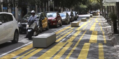 Le procureur enquête sur l'utilisation de blocs de béton pour pacifier le trafic d'Ada Colau