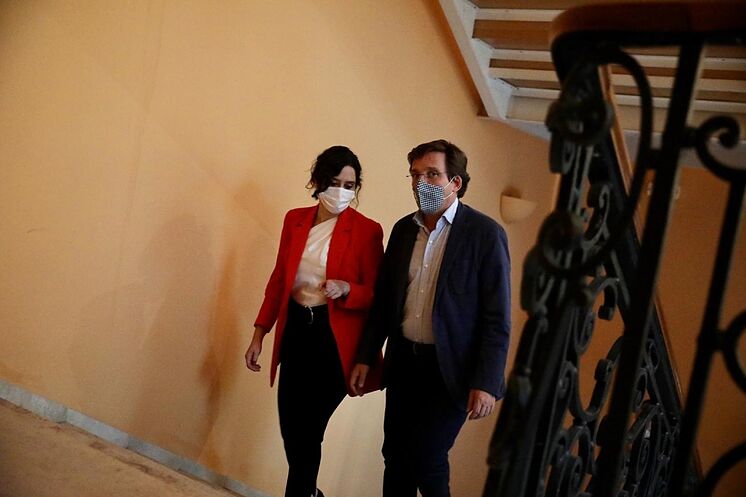 La présidente de la Communauté de Madrid, Isabel D