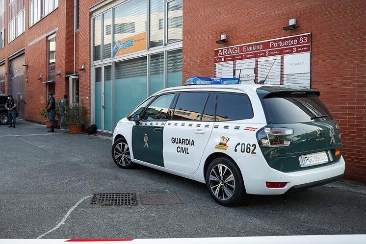 Une patrouille de la garde civile.