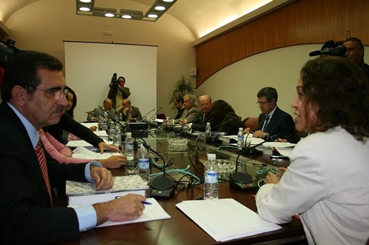 Ancienne conseillère Manuela Holgado, pendant son temps à la tête de la culture ...