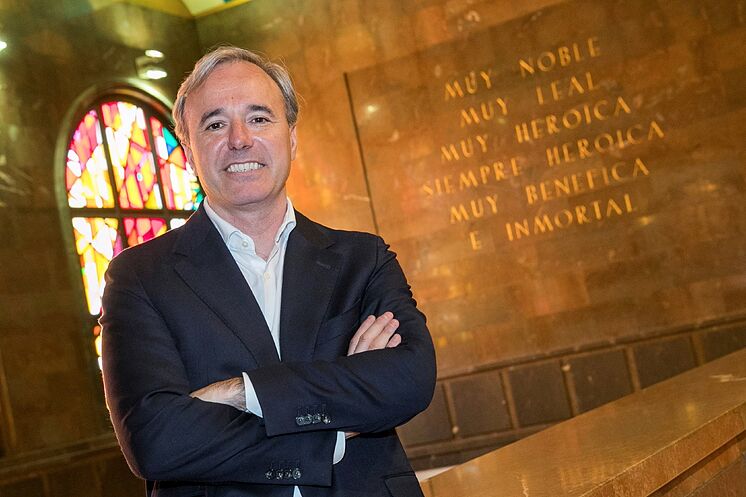 Le maire de Saragosse, Jorge Azc