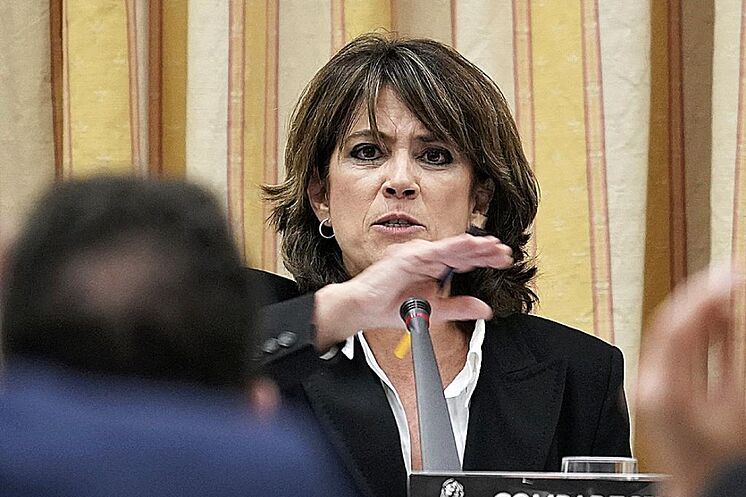 Le procureur général de l'État, Dolores Delgado, lors d'une apparition à ...