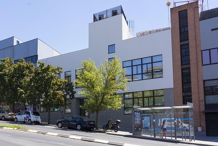 Nouveau siège de Podemos à Madrid dont la réforme est