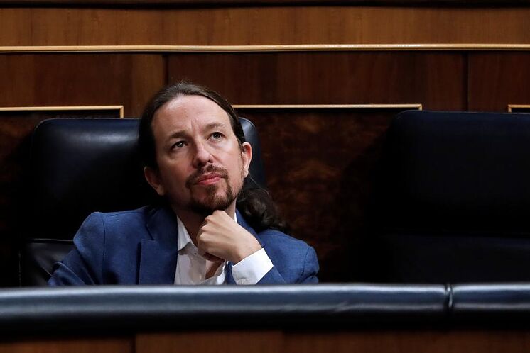 Pablo Iglesias au Congrès des députés.
