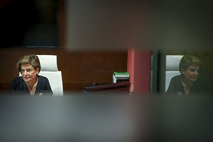 Antonia Magdaleno, dans son bureau de Valence en 2016.