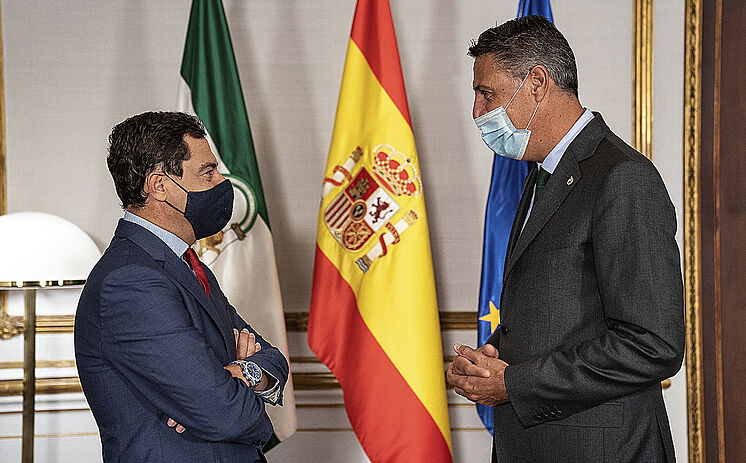 Le président de la Junta de Andaluc