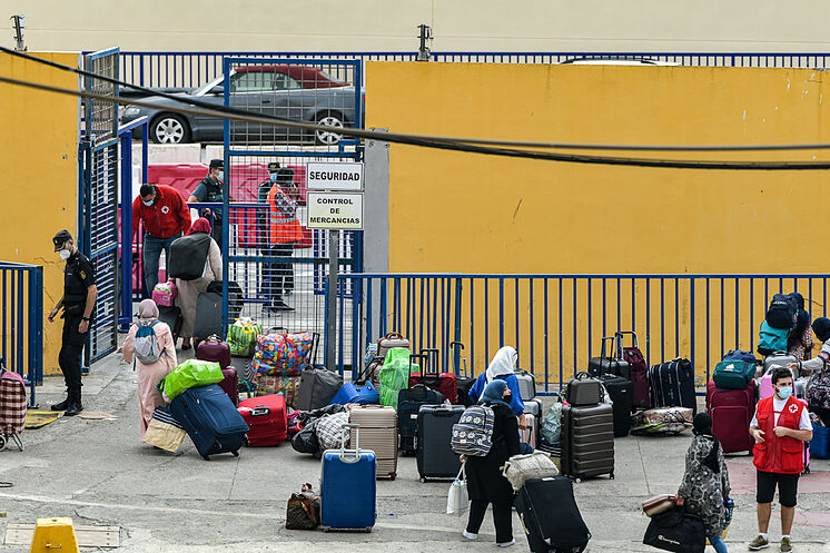 Bagages des citoyens marocains