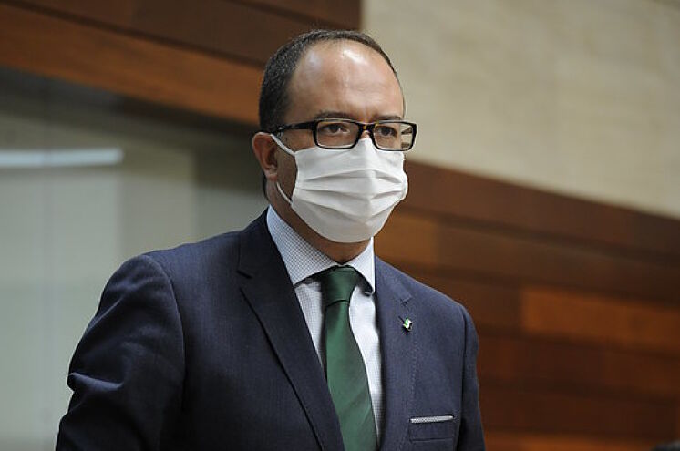 Cayetano Polo, ce jeudi en séance plénière où il a annoncé sa démission.