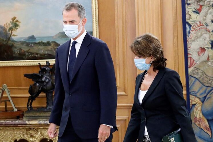 Felipe VI reçoit en audience le procureur général de l'État, Dolores ...