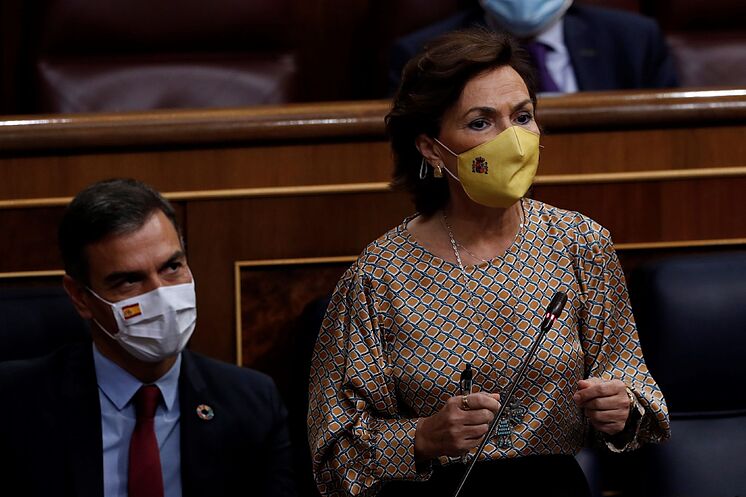 Carmen Calvo et Pedro S