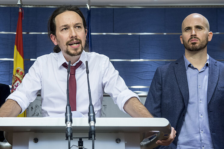 Pablo Iglesias, avec Nacho 