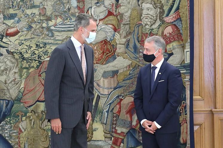 Le roi Felipe VI et le Lehendakari I