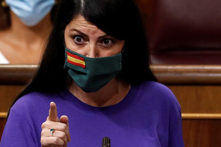 La porte-parole de Vox, Macarena Olona, ​​c'est mon