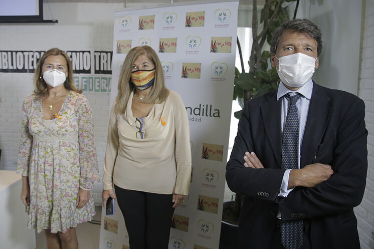 Le psychiatre Celso Arango, après la conférence de presse a tenu ce ...