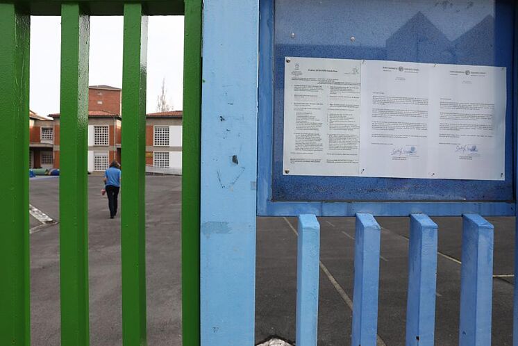 Ecole maternelle de Vitoria, fermée par le Covid.