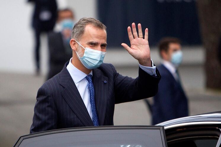 Le roi Felipe VI au Forum de La Toja