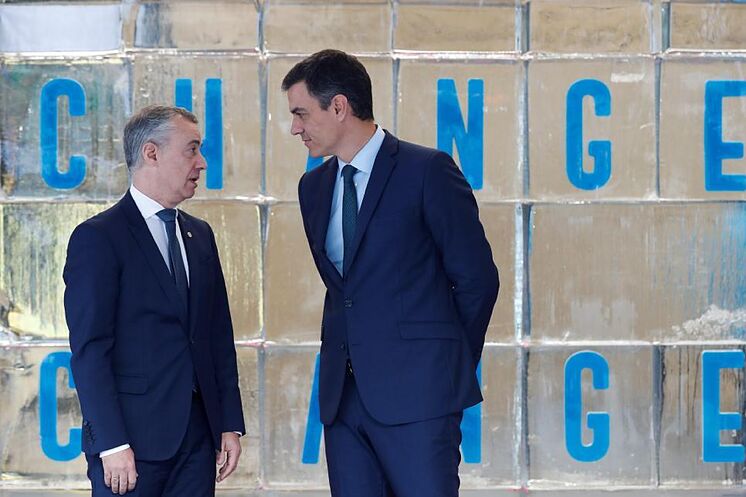 Lehendakari Urkullu s'entretient avec Pedro S