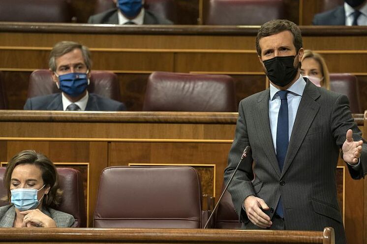 Pablo Casado, pendant la session