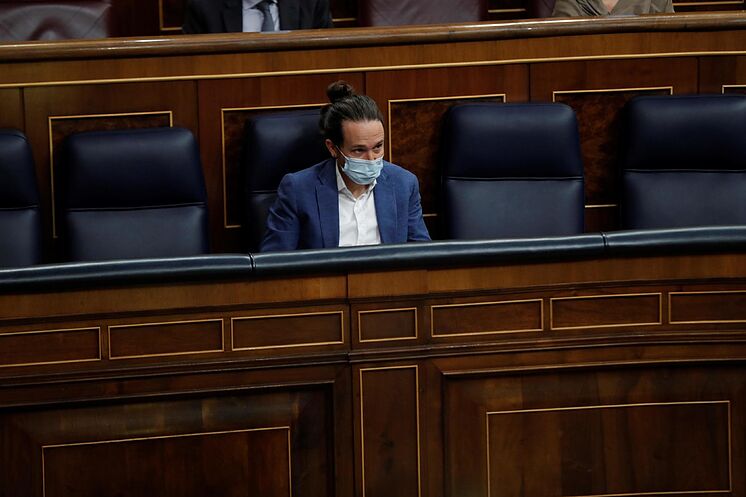 Le vice-président du gouvernement, Pablo Iglesias, ce mon